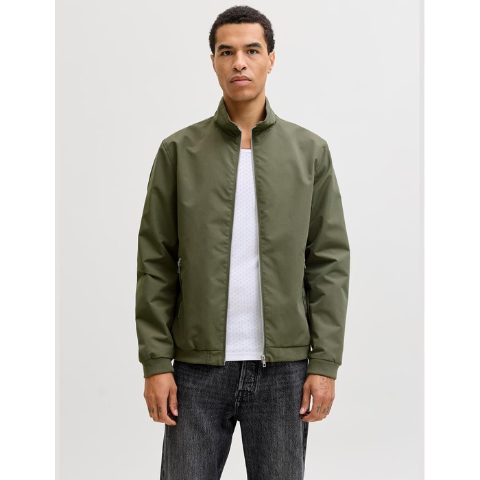 Чоловіча куртка-бомбер JACK & JONES Blousonjacke, колір Dusty Olive, розмір L