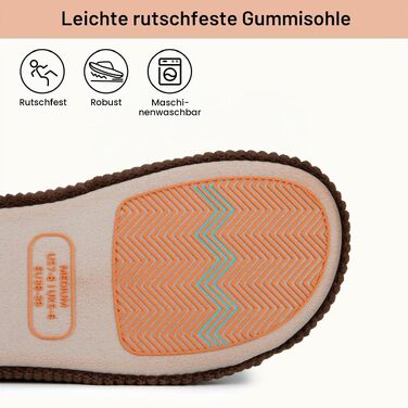 Жіночі домашні капці LongBay з ефектом пам'яті (Memory Foam), відкритий носок, зручні сліпери на двох ремінцях, розмір 38/39 EU, колір кавовий
