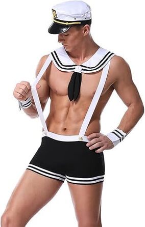 Сексуальна спідня білизна для чоловіків: комплекти, комбінезони для клубів, форма офіціанта, косплей, шнурівка, універсальний розмір