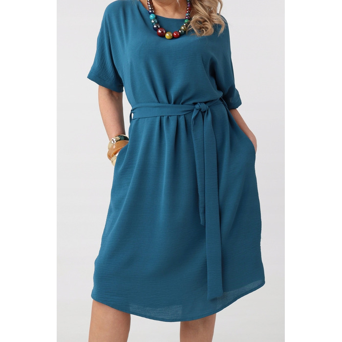 Класична повсякденна сукня міді FEMIMODA, розмір 44