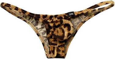 Танга чоловіча Faringoto Comfort з тонкого льону, низька талія, еластичні труси (6 пар), розмір L