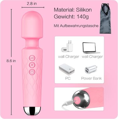 Вібратор дилда для жінок, G-точка, стимуляція клітора, 8 режимів, набір вібраторів, рожевий колір