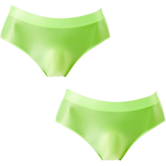 Сексуальні труси Suer Code для чоловіків (нейлон, дихаючі, 6 шт. у наборі) XL, зелені