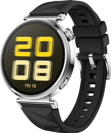 Смарт-годинник Huawei Watch GT5 41mm Black: спортивний годинник з ЕКГ, GPS, моніторингом здоров'я та Bluetooth-дзвінками, до 14 днів автономності, для iOS та Android