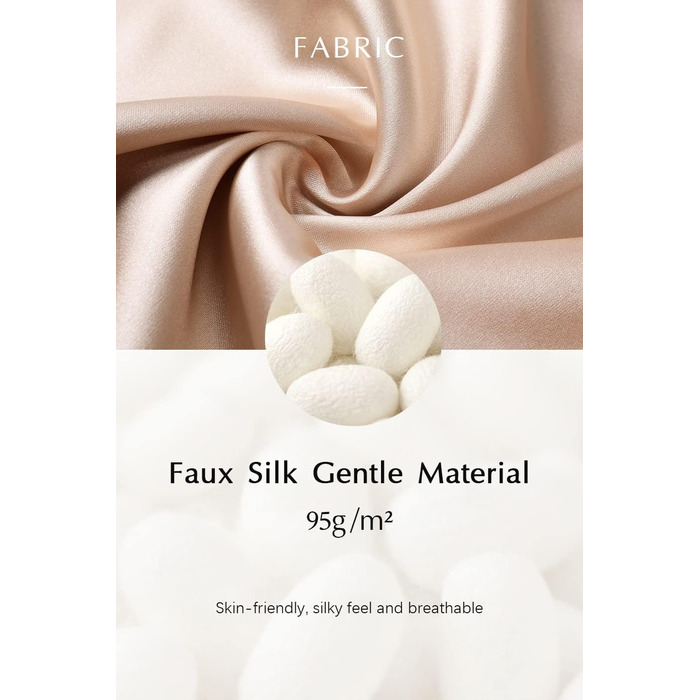 Халат жіночий довгий/короткий однотонний мереживний з рукавами з атласу, шовку, типу кімоно, для дому, літа, універсальний розмір, колір шампань