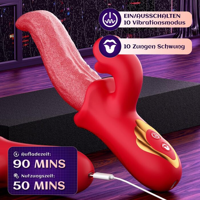 Вібратор для жінок, 3-в-1: вібратор клітора, анальний вібратор, секс-іграшка для пар. 10 режимів, преміум-якість