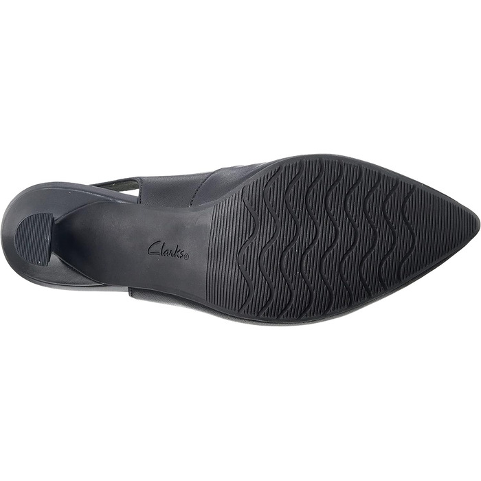 Жіночі туфлі-човники Clarks Kataleyna Step, шкіряні, чорні, розмір 39.5 EU