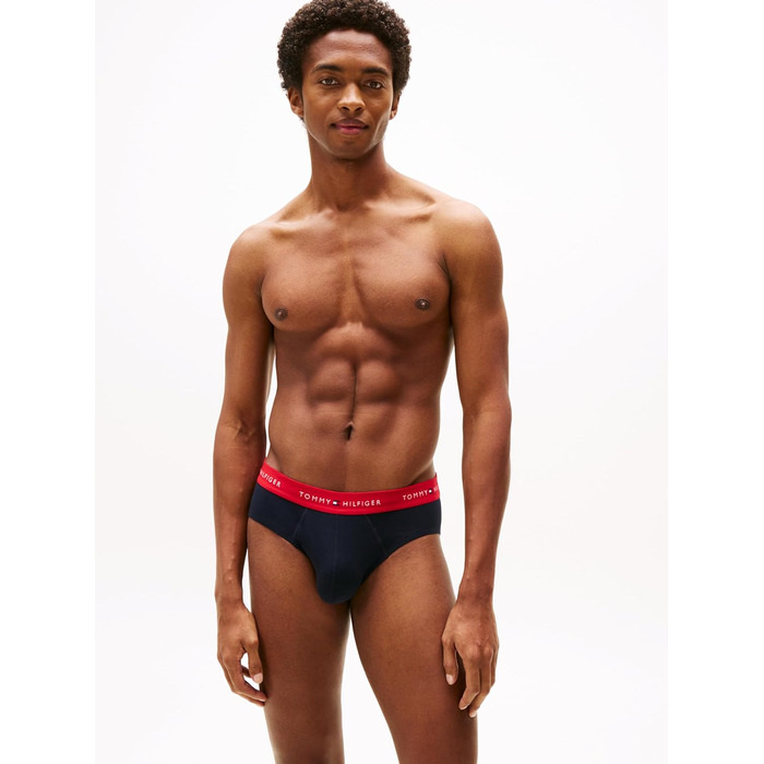 Трьохпарний боксер Tommy Hilfiger (XS, чорний/синій/червоний) - чоловіча білизна