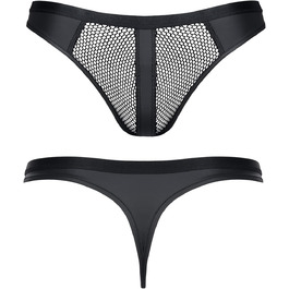 Сексуальна спідня білизна Regnes Fetish Planet BRI030 з шкіри та латексу, чорна, XL