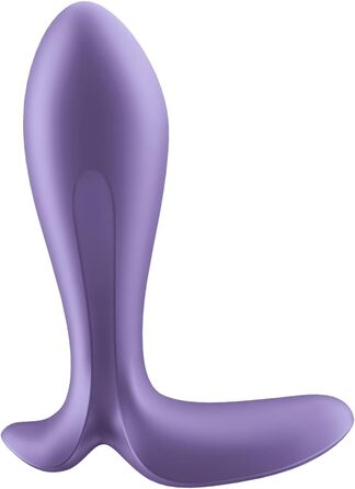 Анальний вібратор Satisfyer Intensity Plug - компактний, водонепроникний (IPX7) | Сильний, з пультом керування | Силікон для чоловіків та жінок | 11,3 см