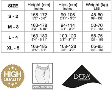 Чорні панчохи Miss O. Ouvert з відкритим кроком, блискучі, непрозорі