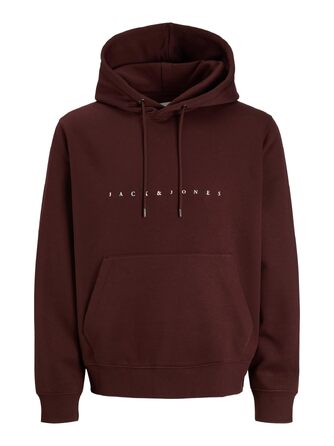Чоловічий худі Jack & Jones JJestar JJ Sweat Hood, Relaxed Fit, колір Bitter Chocolate