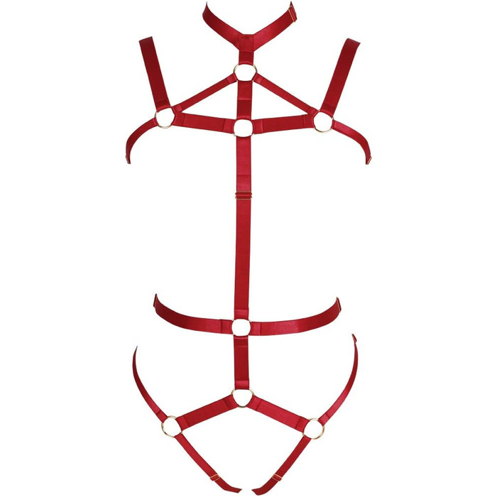 Жіночий комплект корсет, стрінг та пояс для карнавалу, фотосесій та танців. Стиль панк, готика, колір бордовий
