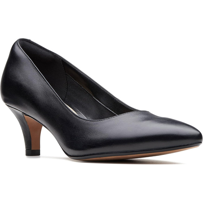 Жіночі туфлі-човники Clarks Linvale Jerica, шкіряні, чорні, розмір 38 EU
