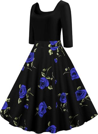 Жіноча сукня AXOE в стилі 60-х з рукавами 3/4 (XL)