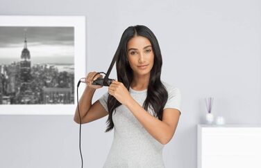 Іонійний фен-стайлер Remington Curl-Straight D5707 2в1 для завивки та випрямлення волосся (2200W, з дифузором, конічною насадкою та круглою щіткою 45мм)