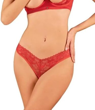 Сексуальний жіночий комплект білизни Selente Love & Fun: бюстгальтер, труси та шовкова маска для очей, Made in EU, червоний, M-L