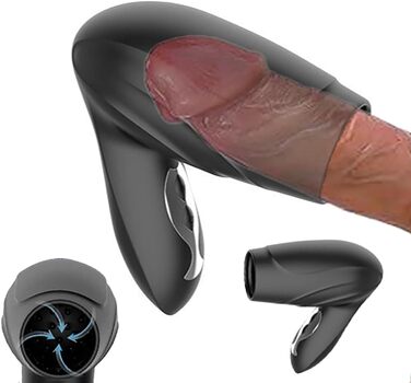 Електричний мастурбатор Kuaecr з 10 режимами вібрації, автоматичний, з телескопічною функцією та стимулятором еякуляції для чоловіків