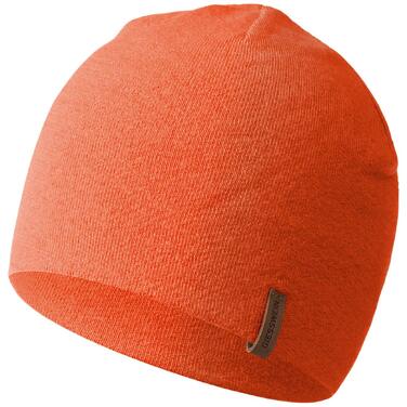 Спортивна шапка Giesswein Merino Cap Gehrenspitze з мериносової вовни, унісекс, неоново-помаранчева, один розмір