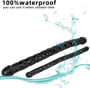 Анальний плагін Doppeldildo 52/70 см - гнучкий, для стимуляції G-точки, для пар, вагінальний дилататор