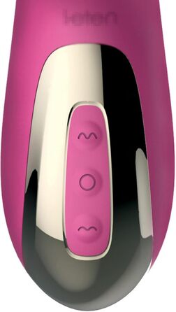 Вібратор Rabbit Silikon Dildo з 7 режимами вібрації, нагріванням та стимуляцією клітора та G-точки. Еротична іграшка для жінок, колір: рожевий