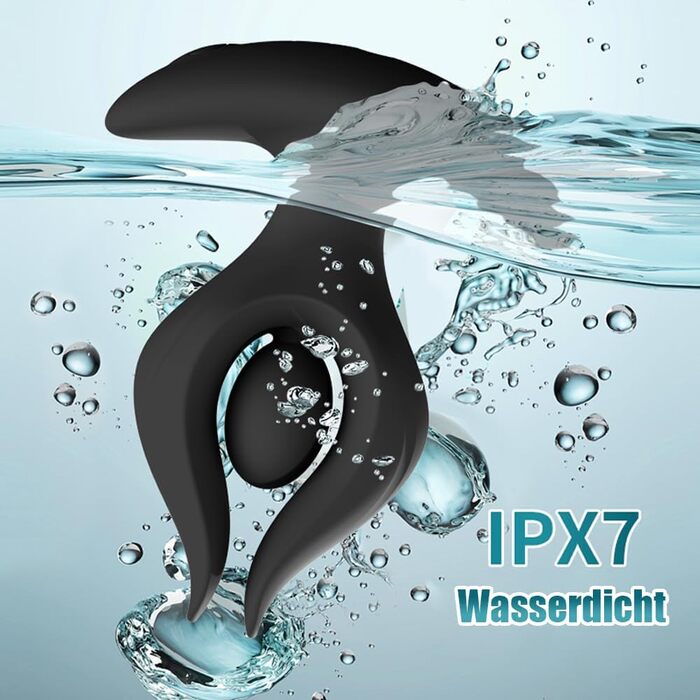 Надувний анальний вібратор Jpscor для чоловіків та жінок, силіконовий вібратор з 10 режимами, повітряний насос, пульт дистанційного керування, стимуляція простати, секс-іграшки для пар (чорний)