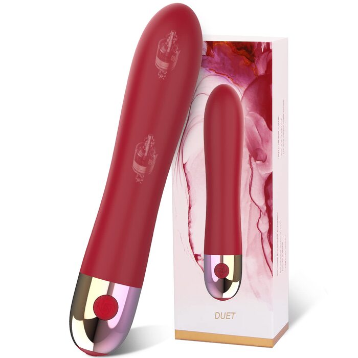 Вібратор силіконовий для жінок: стимуляція клітора та G-точки, 10 режимів, анальний плагін, стимулятор простати, еротичні іграшки для пар (червоний)