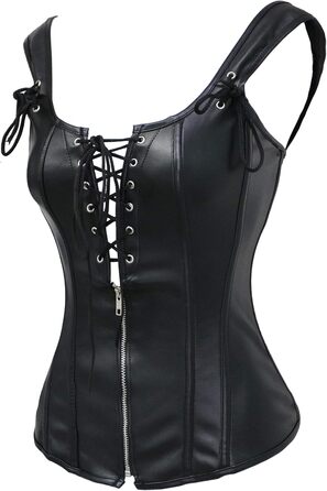 Жіночий корсет у стилі вінтаж, стеampunk, ренесанс, чорний. Корсет Bslingerie для створення унікального образу