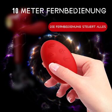 Вібратор для жінок з 10 функцій вібрації, сильний присосок, нагрівається до 42°C, стимулятор G-точки, для пар