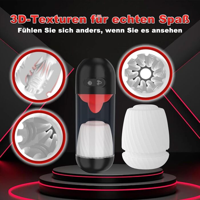 Електричний масажер для чоловіків PINTLE з керуванням через додаток - 360° обертання, 9 режимів вібрації, стимулятор пеніса для соло-ігри, сексуальні іграшки для чоловіків