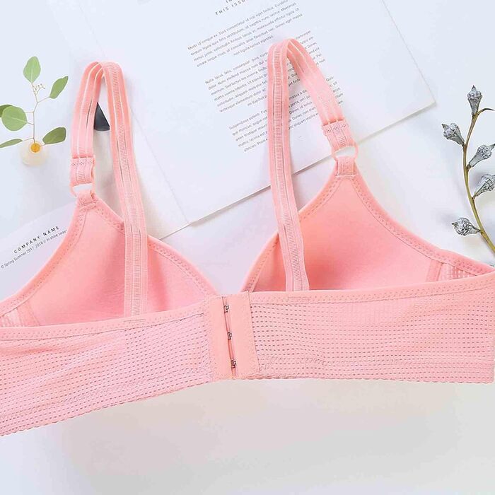 3 шт. Комплект жіночих бюстгальтерів без кісточок Push Up від CSWH: бежевий, рожевий, чорний. Ідеально для йоги, фітнесу та повсякденного носіння. Розмір 90B