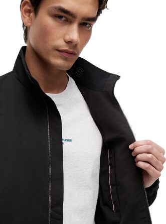Чоловіча куртка Tommy Jeans TJM Essential Jacket, чорна, розмір L