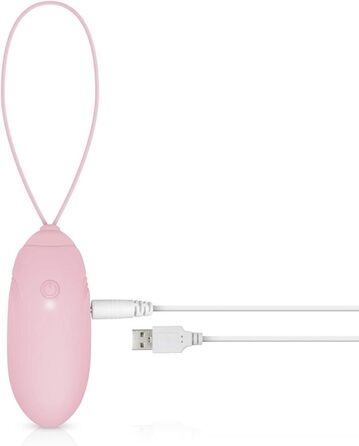 Вібраційний масажер LUV EGG з пультом керування - для пар та початківців. 10 режимів, водонепроникний, перезаряджається, зелений (рожевий)
