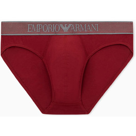 Труси боксер Emporio Armani для чоловіків, червоні з логотипом