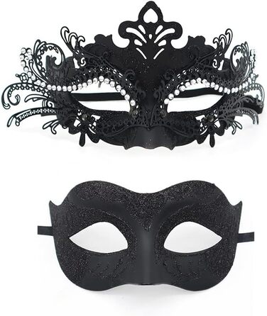 Маска для обличчя IEKEI Maskerade з стразами, металева, у вигляді метелика, для свята, костюмів, Хелловін, вечірки, танець, костюм Zorro