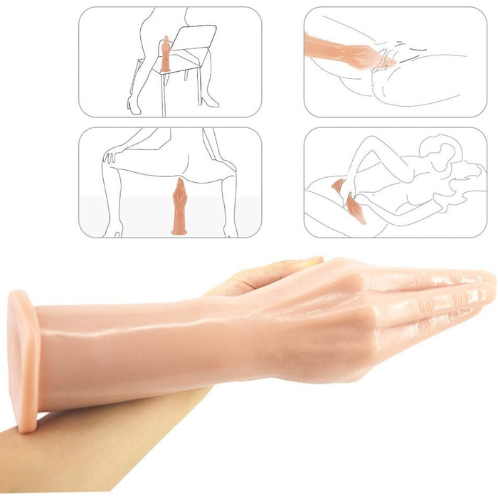 Анальний тренажер Roluck з реалістичним дизайном, 30 см, для жінок, лесбійок та чоловіків