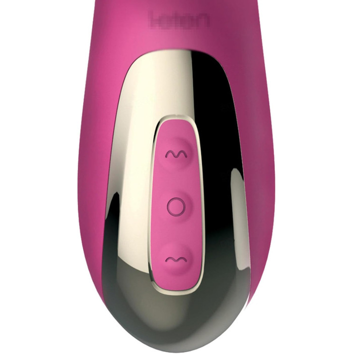 Вібратор Rabbit Silikon Dildo з 7 режимами вібрації, нагріванням та стимуляцією клітора та G-точки. Еротична іграшка для жінок, колір: рожевий