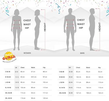 Костюм для вечірки холостяка FIESTAS GUIRCA Nackter Adam – костюм оголеного чоловіка, включає комбінезон та пеніс. Розмір M (48-50). Ідеально для карнавалу, фашинг та вечірок.