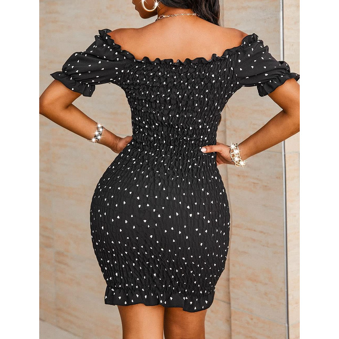 Чорне міні-плаття PRETTYGARDEN: бодікон, без бретелек, на шнурівці, для вечірок та клубів