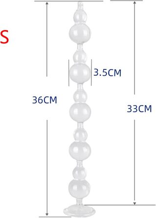 Анальний масажер з кулями та ланцюгом, стимулятор простати, дилататор ануса, анальний плуг, для чоловіків та жінок