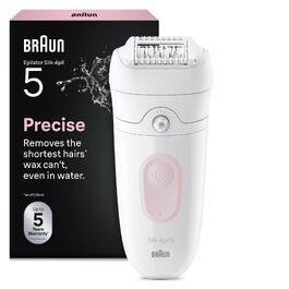 Епілятор Braun Silk-épil 5 5-000 для вологого та сухого використання, білий/фламінго