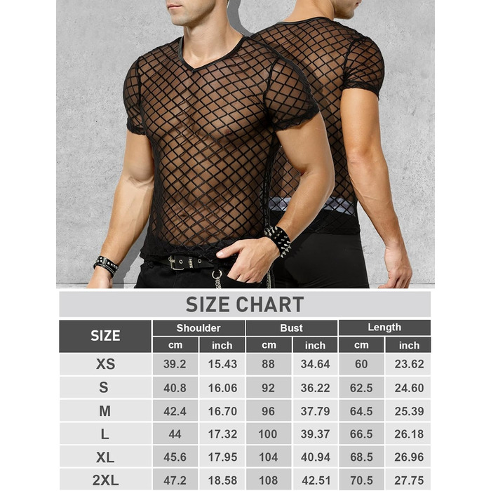 Футболка з короткими рукавами Casey Kevin Herren, сітка, мережа, чорний XL