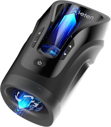 Електричний мастурбатор для чоловіків Leten Cannon King Mini - Blowjob машина з 10 режимами, голосовою стимуляцією та функцією всмоктування