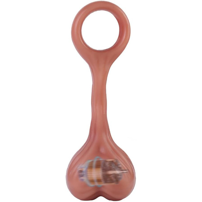 Вібруючий кільце для статевого члена з вібруючими яєчками для чоловіків, кільце для статевого члена з вібрацією для затримки та стимуляції, кільце для статевого члена для пар, екстремальна іграшка для сексу з силікону