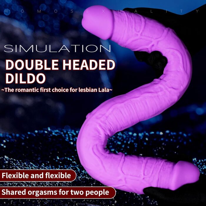 Анальний плагін Youxclian 42 см з реалістичним дизайном, силікон, стимуляція G-точки, великий анальний плагін, подвійна пенетрація, секс-іграшка для жінок, лесбійок