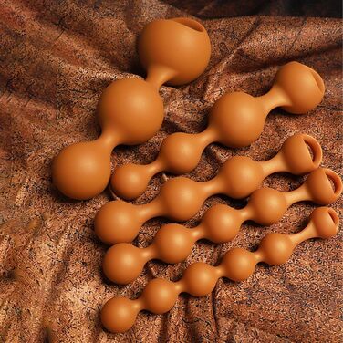 Анальні кульки з рідкого силікону Youxclian - 5 розмірів. Стимуляція G-точки, мастурбатор, для жінок та чоловіків.