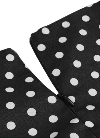 Сукня жіноча AXOE Rockabilly 50-х років, бавовна, з поясом, чорна, XL