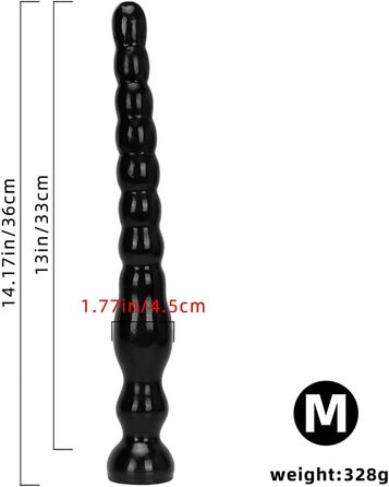 Анальні намистини-дильдо для чоловіків та жінок, масажер простати, стимулятор G-точки, великий розмір (середній)