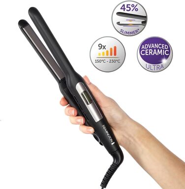 Випрямляч для волосся Remington Ceramic Straight S3500 з керамічним турмаліновим покриттям, чорний