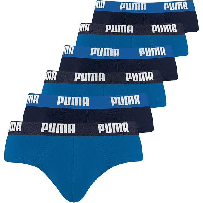 Труси боксер чоловічі PUMA 6 шт. в упаковці, колір True Blue (420)